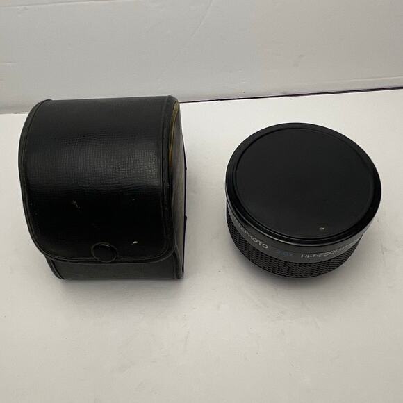 Ambico Video V-0313 Telephoto 2.0X Hi-Resolution Lens Japan 52mm 49mm Case - Picture 1 of 9